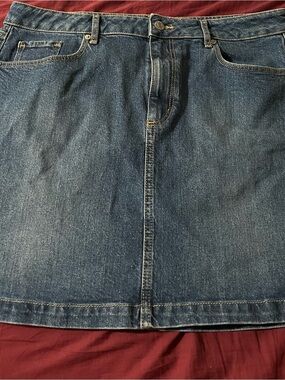 Women’s Blue Denim Skirt Classic Fit